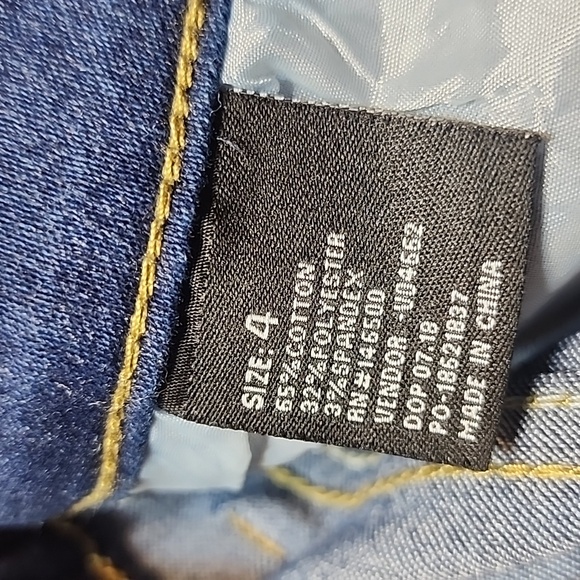 New Stretch Blue Jeans Denim Size 4 - Picture 9 of 11